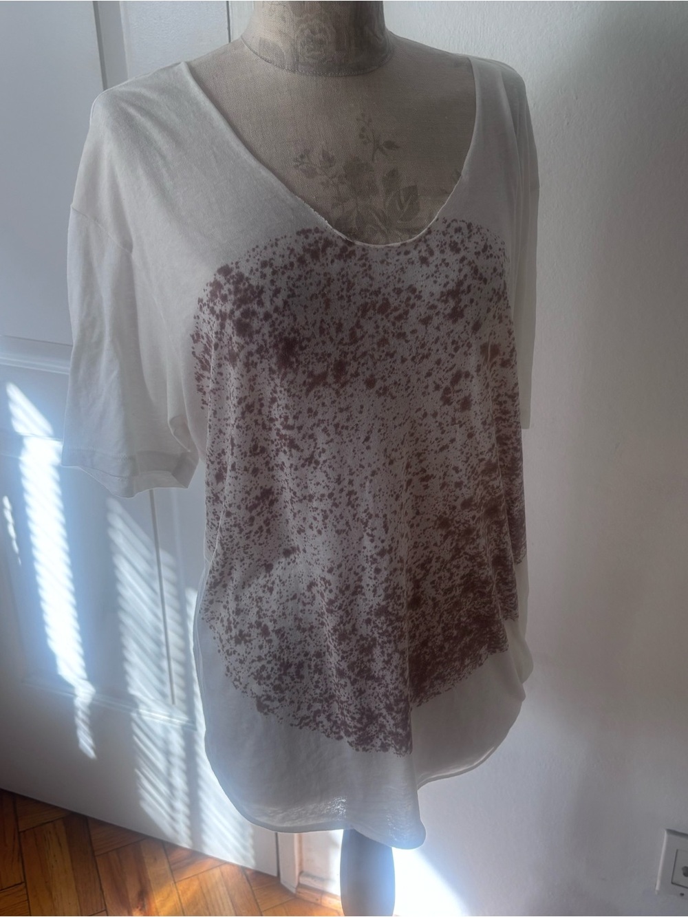Raquel Allegra Tissue thin designer tee
